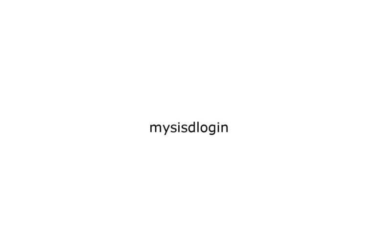 mysisdlogin