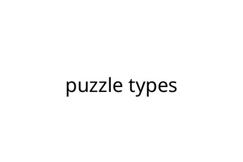 puzzle types