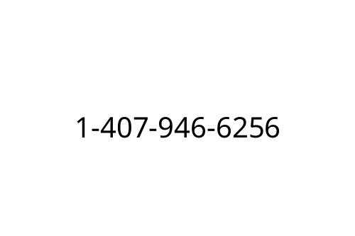 1-407-946-6256