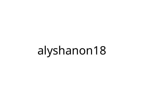 alyshanon18