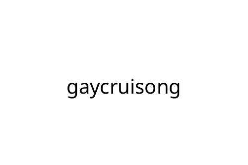 gaycruisong
