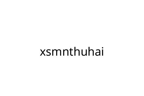 xsmnthuhai