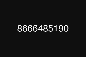 8666485190