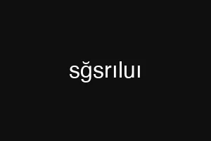 sğsrıluı