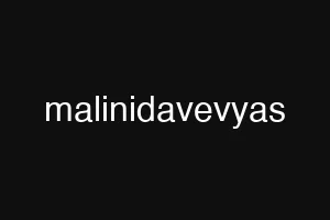malinidavevyas