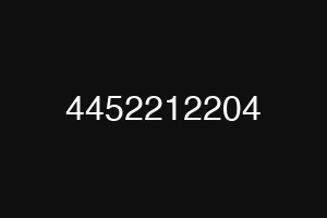 4452212204