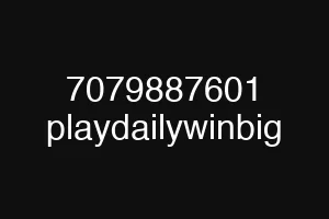 7079887601 playdailywinbig
